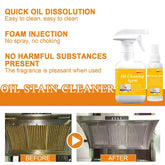 100/300ml Kitchen Heavy Oil Stain Foam Cleaner Household Heavy Oil Stain Cleaner for Kitchen Appliances and Household Appliance