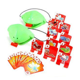 Board Games for Children Family Party Toys Frog Mask Wagging Tongue Lick Cards Antistress Funny Desktop Puzzle Game Toys