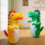 Inflatable Tumbler Boxing Standing Punching Bag Dinosaur Model Parent Child Toys for Kids Games Sport Activity Outdoors Gifts
