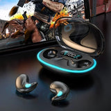 X55 Mini Invisible Sleep Wireless Bluetooth 5.0 Earbuds IPX5 Waterproof Noise Cancelling Touch Control Headphones