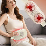 Red Light Electric Slimming Belt - Abdominal Belly Slimming Massager Fat Burning Beauty Health Machine for Home Use