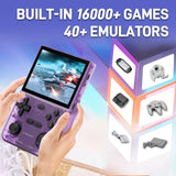NEW Open Source K36 Retro Handheld Video Game Console 16000 Games Emulator for PS1/PSP/DC/N64/SS 500nit 3.5 Inch IPS Screen