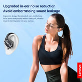 Lenovo XT80 Sports Wireless Headphones with Mics, Button Control, LED Power Display,Hifi Stereo Sound