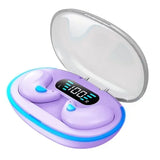 X55 Mini Invisible Sleep Wireless Bluetooth 5.0 Earbuds IPX5 Waterproof Noise Cancelling Touch Control Headphones