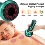 6/12 Speed Electric Cupping Massager Vacuum Suction Cup GuaSha Anti Cellulite Beauty Health Scraping Infrared Heat Body Slimming