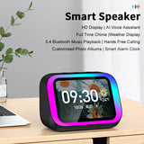 AI Smart Bluetooth 5.4 Speaker Voice assistant HDTouch Screen Display Electronic Album Alarm Clock Hi-fi Stereo Sound
