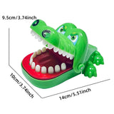 Crocodile Teeth Toys Children's Crocodile Bites Fingers Reaction Training Novelty Children's Lucky Game Trick Decompression Toy