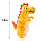 Inflatable Tumbler Boxing Standing Punching Bag Dinosaur Model Parent Child Toys for Kids Games Sport Activity Outdoors Gifts