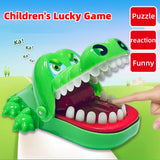 Crocodile Teeth Toys Children's Crocodile Bites Fingers Reaction Training Novelty Children's Lucky Game Trick Decompression Toy