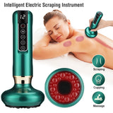 6/12 Speed Electric Cupping Massager Vacuum Suction Cup GuaSha Anti Cellulite Beauty Health Scraping Infrared Heat Body Slimming
