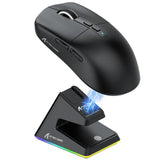 X6 Attack Shark Lightweight Wireless Mouse Up To 26K DPI RGB Backlight Charging Base with Wireless 3 Mode  for Laptop Deskbtop