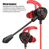 2025 Headset Gamer Headphones Wired Earphone Gaming Earbuds With Mic For Pubg PS4 CSGO Casque Phone Tablet Laptop Universal Game
