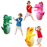 Inflatable Tumbler Boxing Standing Punching Bag Dinosaur Model Parent Child Toys for Kids Games Sport Activity Outdoors Gifts